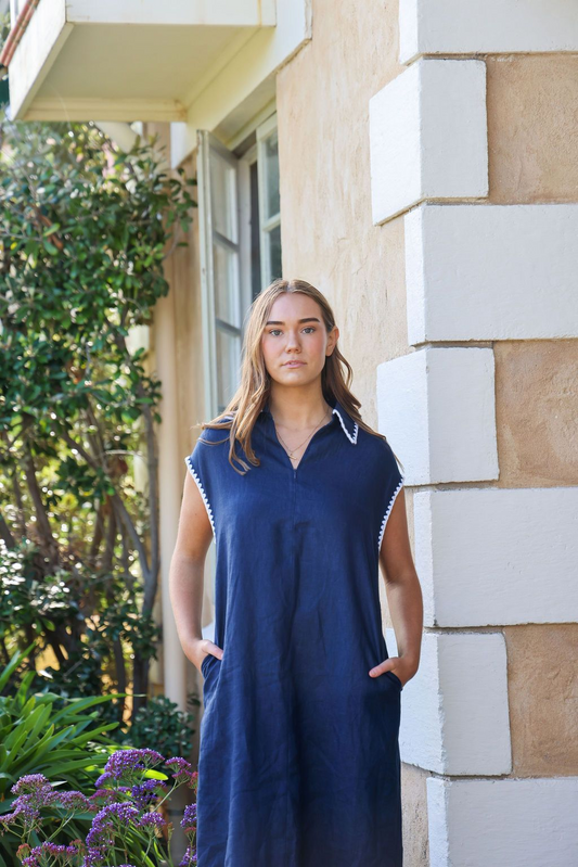 Addy Dress – Navy