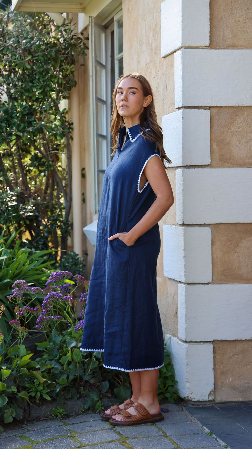 Addy Dress – Navy