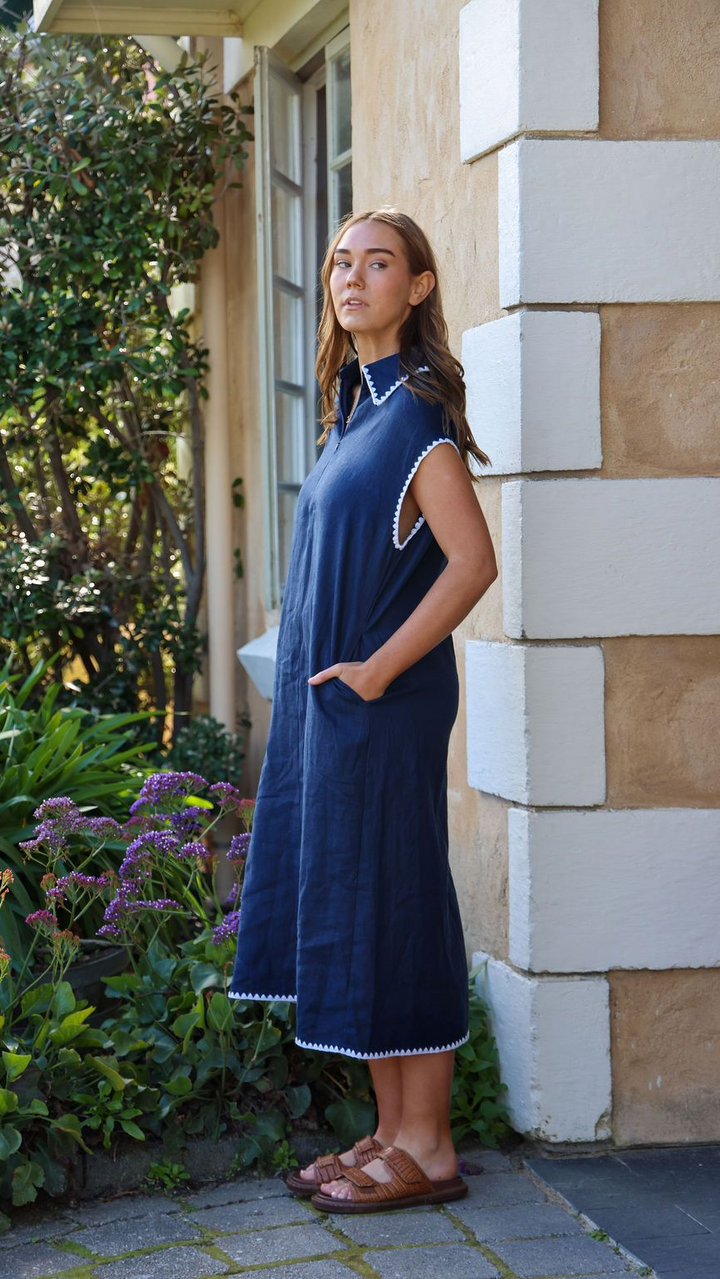 Addy Dress – Navy