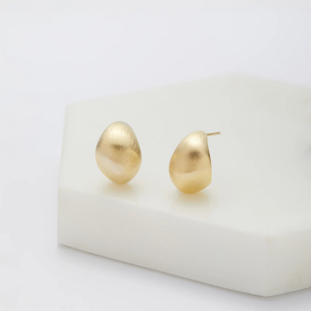 Ally Earring – Brushed Gold