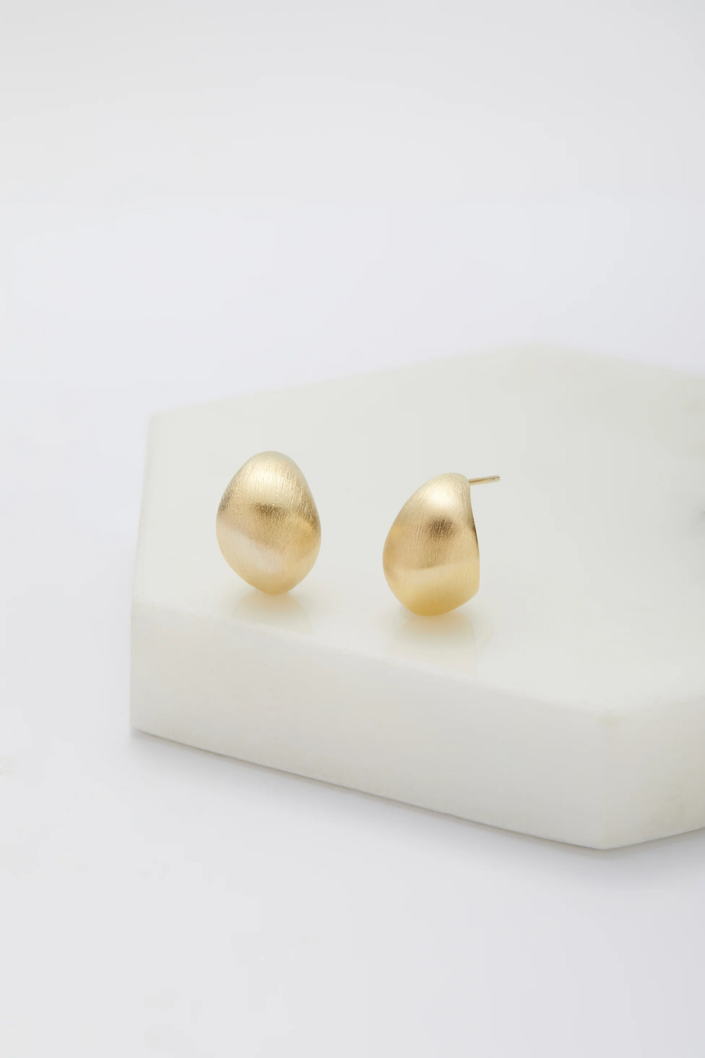 Ally Earring – Brushed Gold