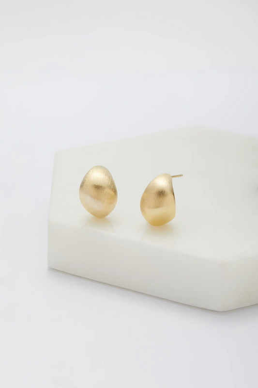 Ally Earring – Brushed Gold