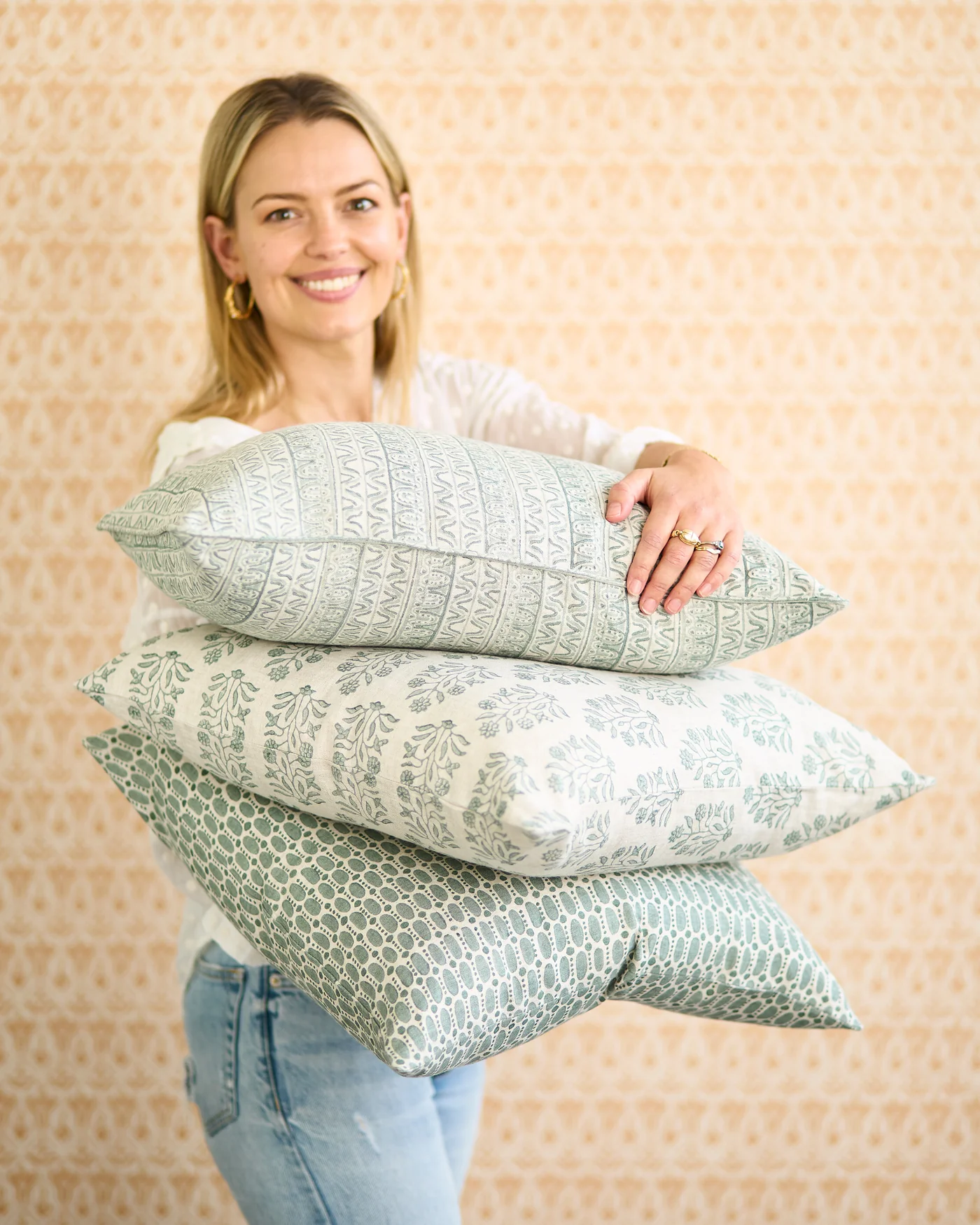Amer Celadon Cushion