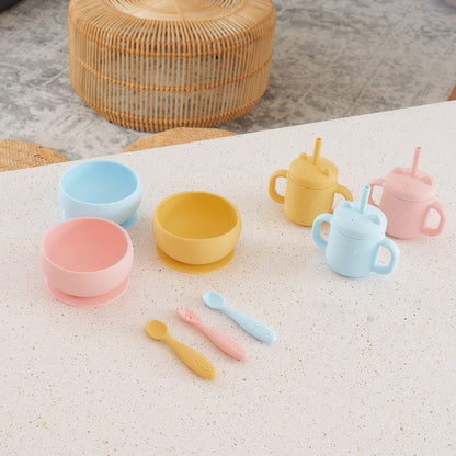 Mini Sippi Bear With Handles - Blush Pink