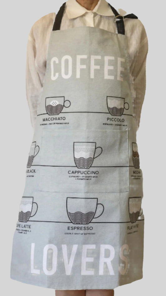 Apron (Heavy Drill) - Coffee Lovers