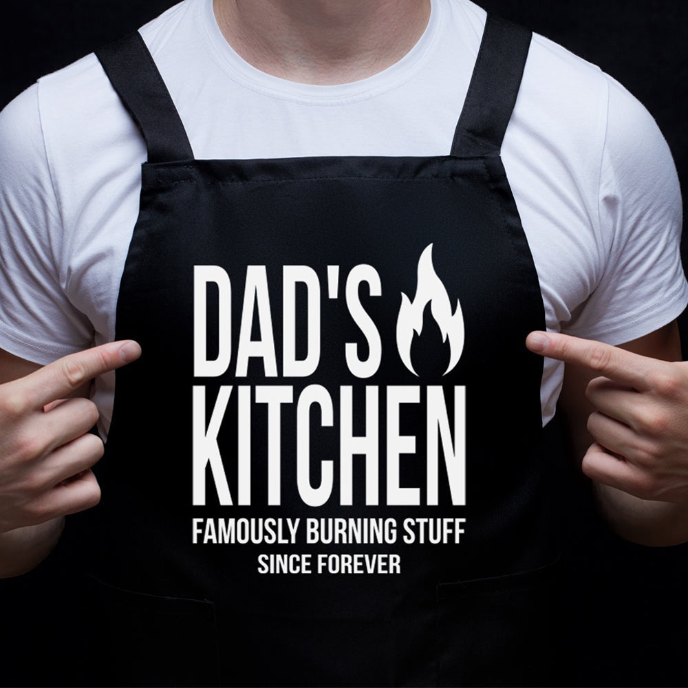Screen Print Apron - Dad's Kitchen