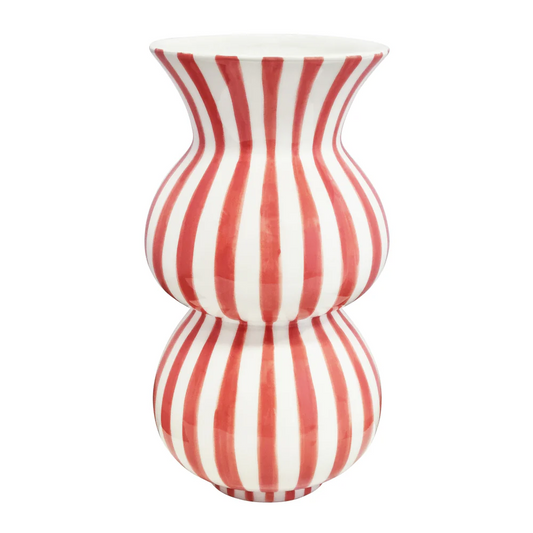Arthur Stripe Vase - Bubblegum
