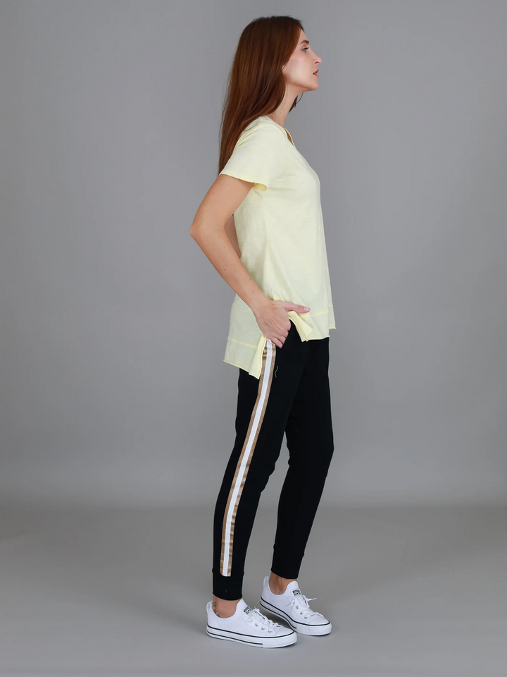 Austin Crew Neck Tee - Lemon