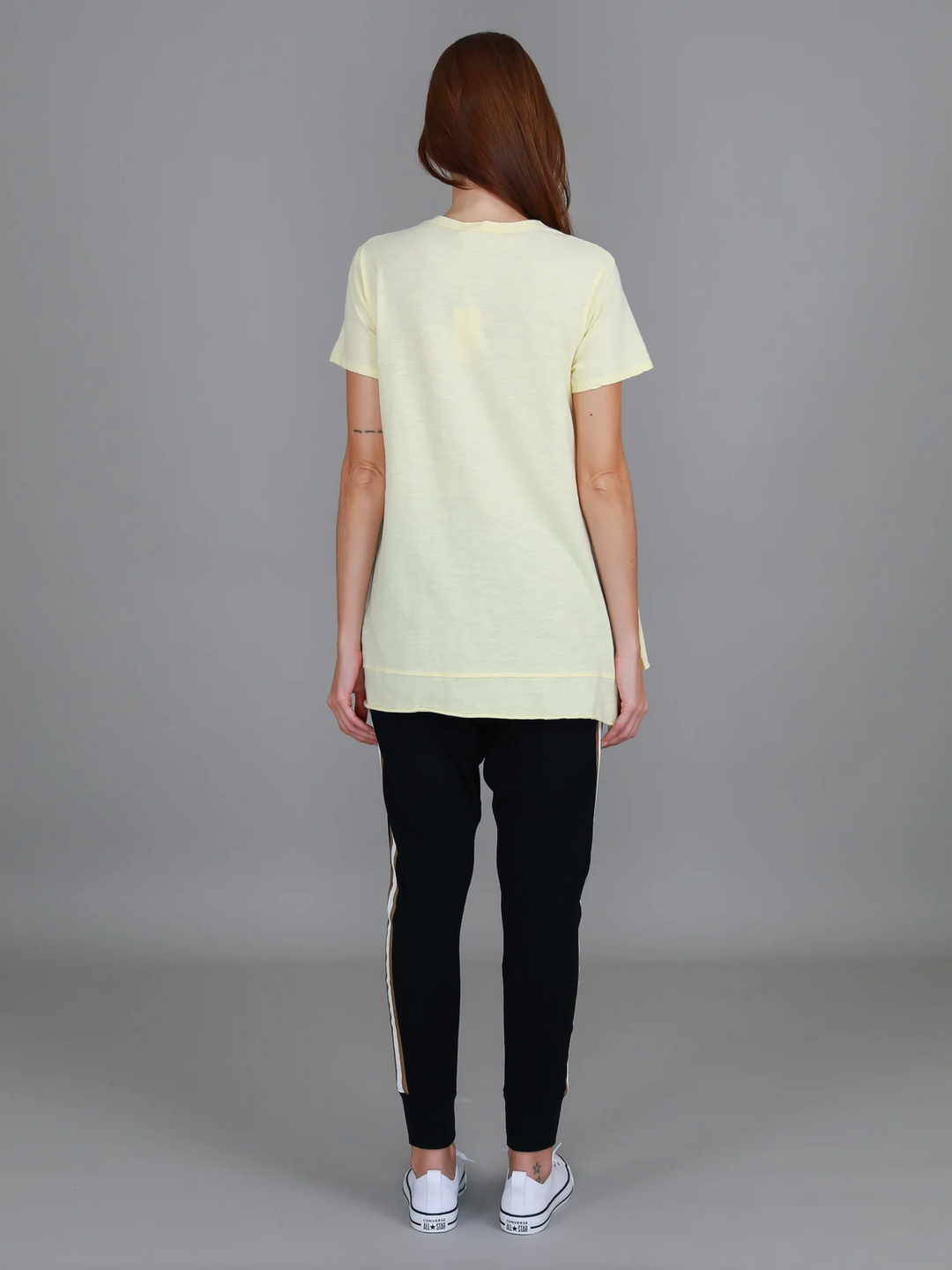 Austin Crew Neck Tee - Lemon