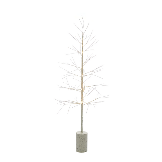 White LED Birch Tree  - 180cm