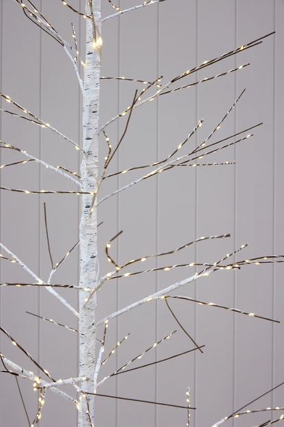 White LED Birch Tree  - 180cm