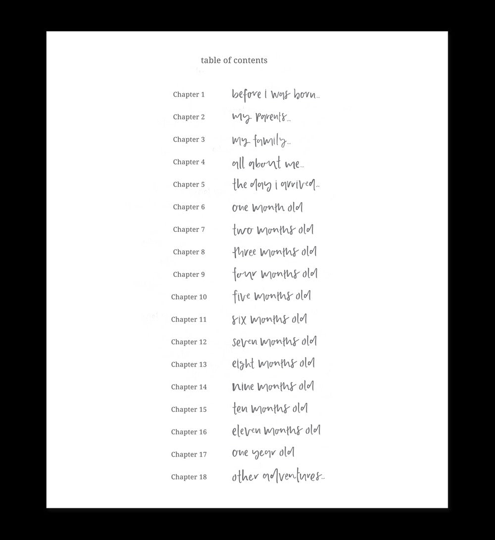 Baby Journal - Pecan