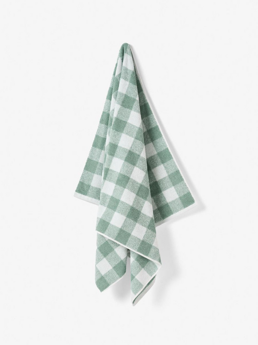 Bath Towel Flinders Check - Saltwater