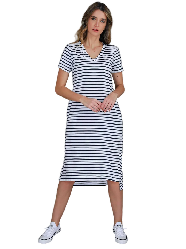 Bayside Dress - Nautic Stripe
