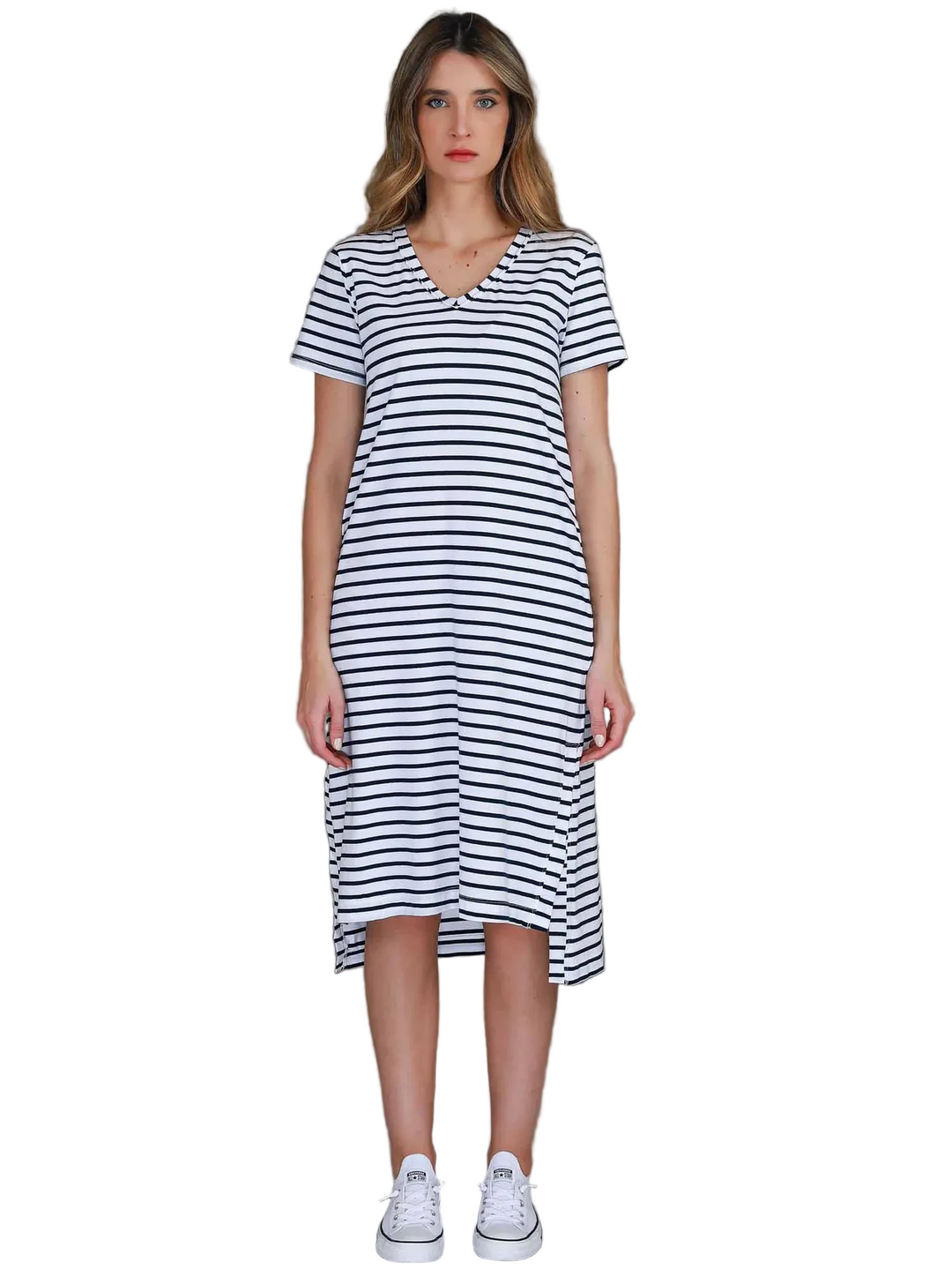 Bayside Dress - Nautic Stripe