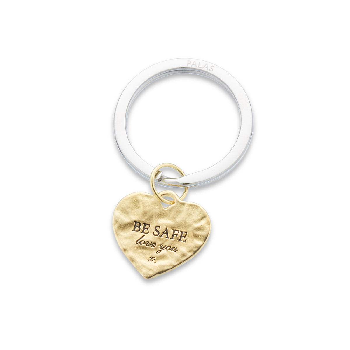 Be Safe Charm Keyring