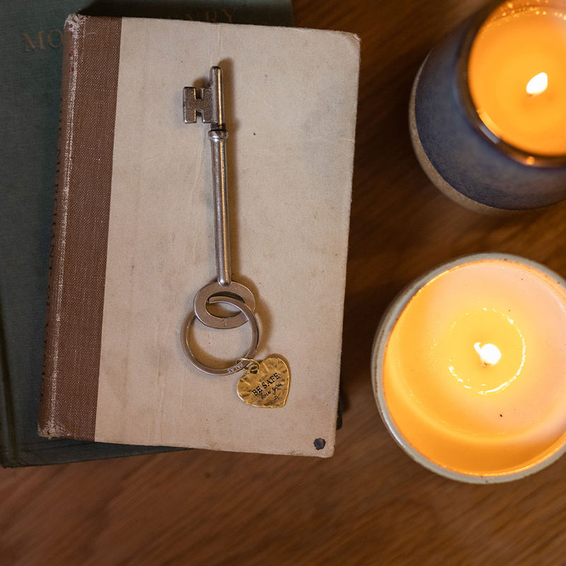 Be Safe Charm Keyring