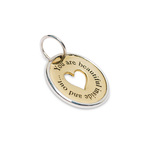 Beautiful Inside & Out Charm