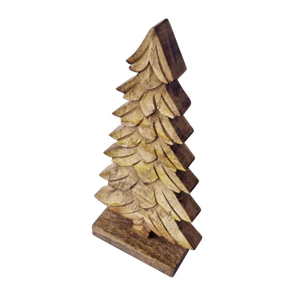 Beth Christmas Tree Decoration - Natural