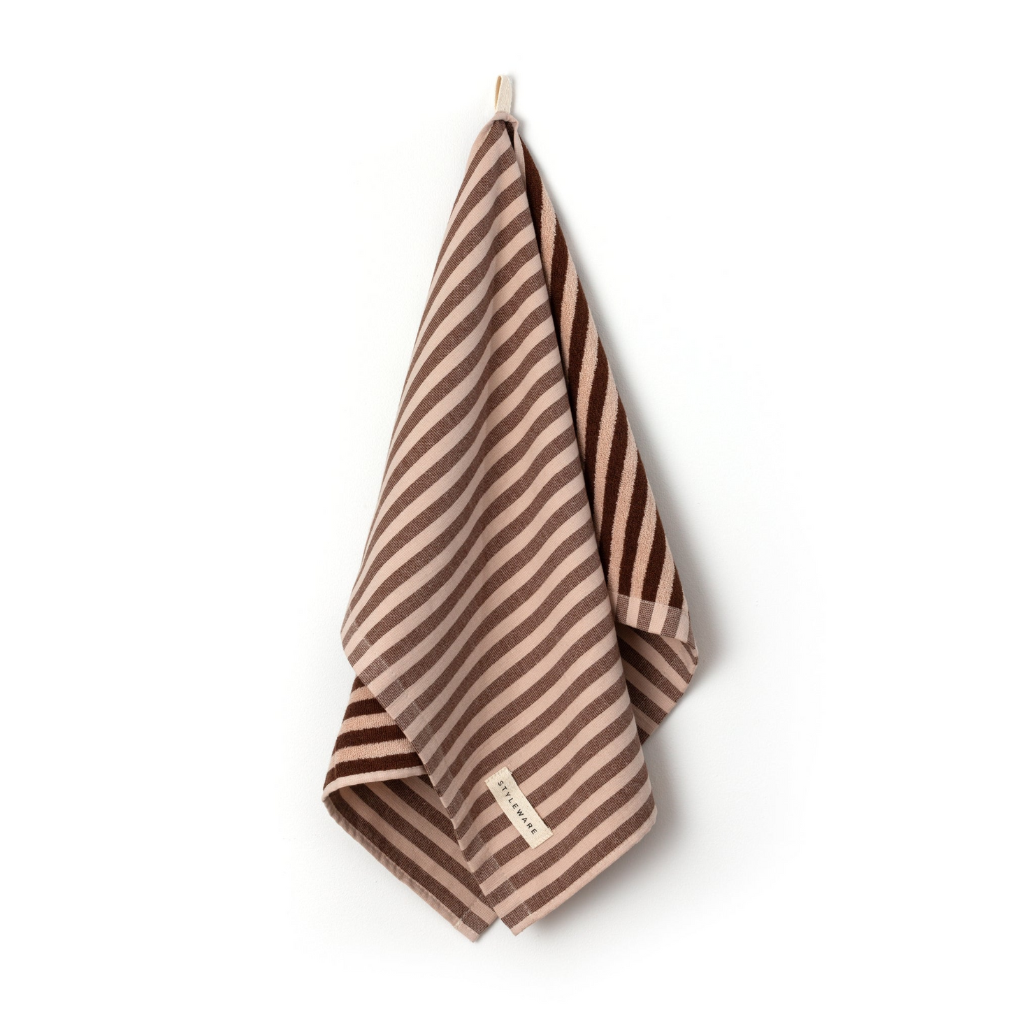 Between The Lines Tea Towel - Choc Malt