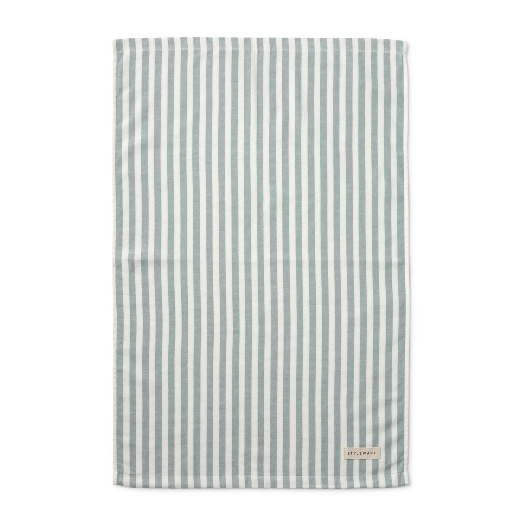 Between The Lines Tea Towel - Matcha