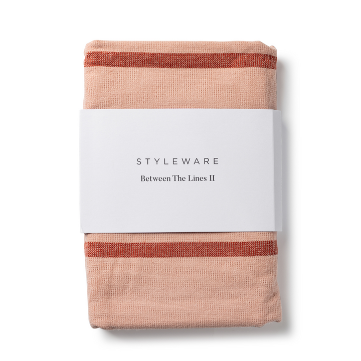 Between The Lines Tea Towel II - Berry