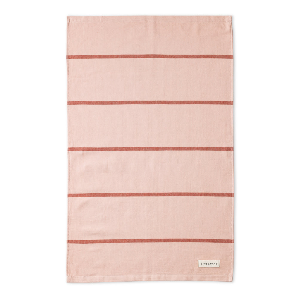 Between The Lines Tea Towel II - Berry