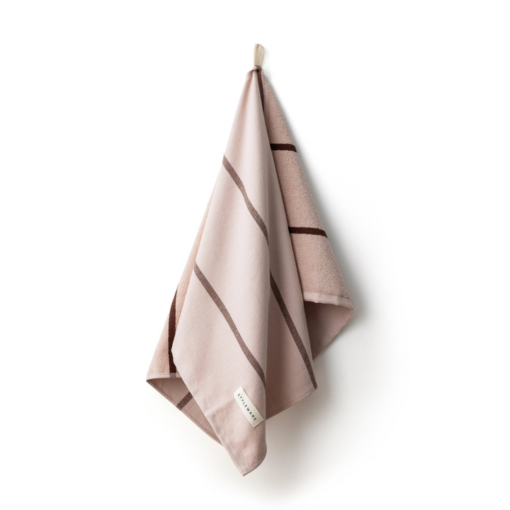 Between The Lines Tea Towel II - Latte
