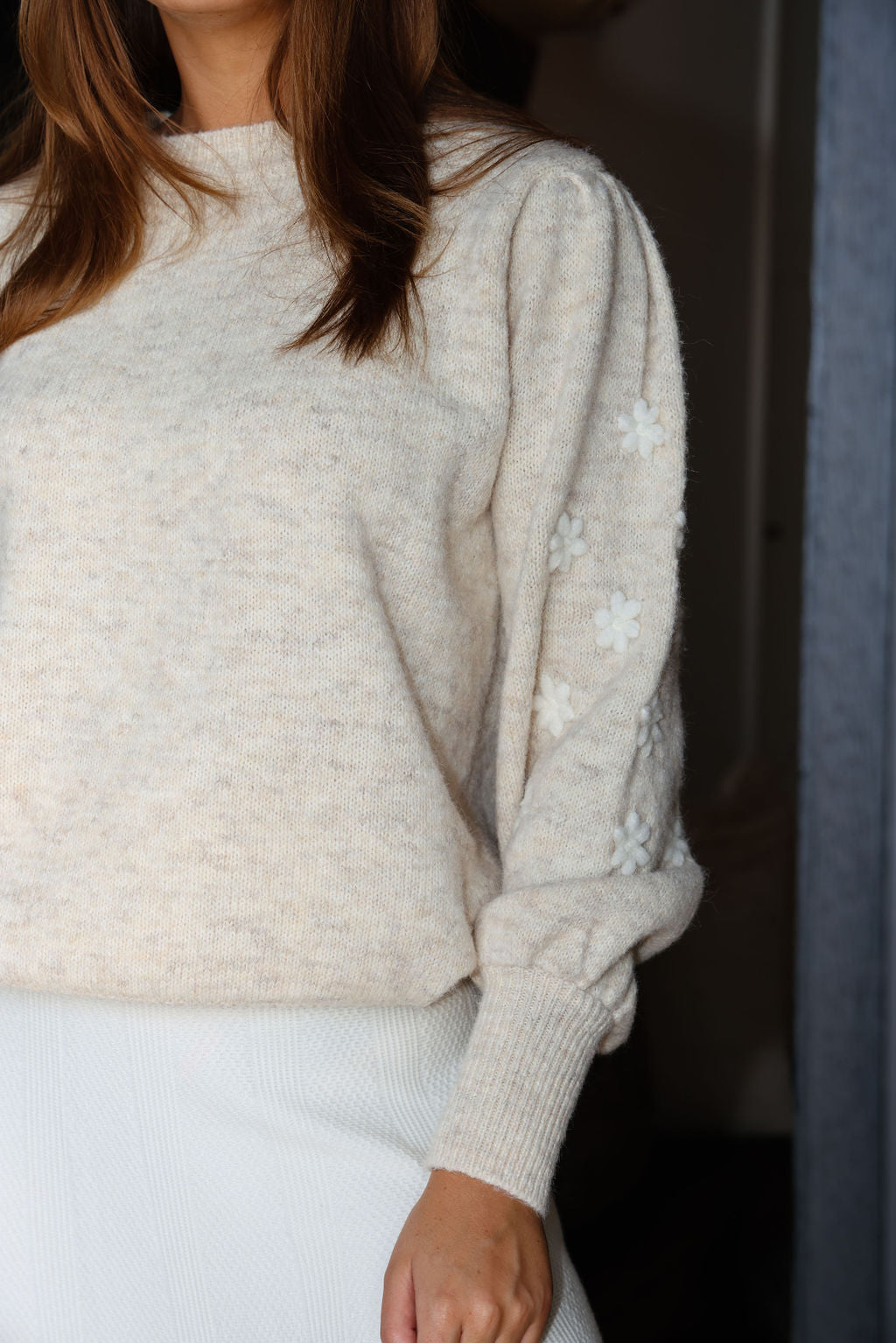 Blanca Jumper - Cream & White