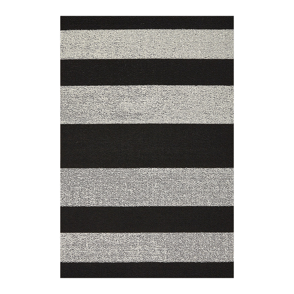 Bold Stripe Big Mat - Black/White