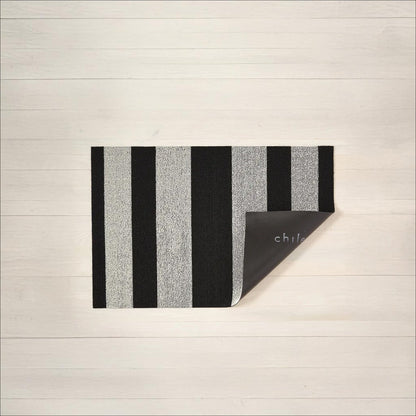 Bold Stripe Utility Mat - Black/White