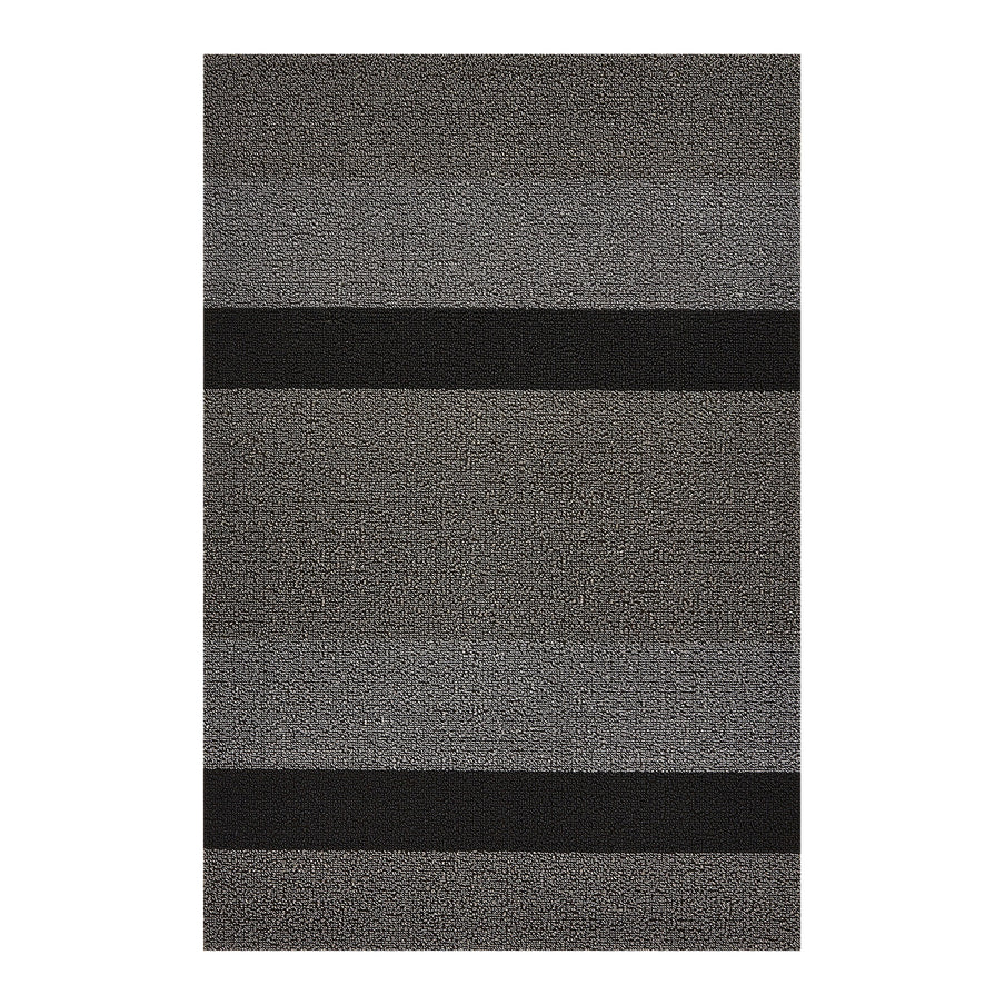 Bold Stripe Utility Mat - Silver/Black