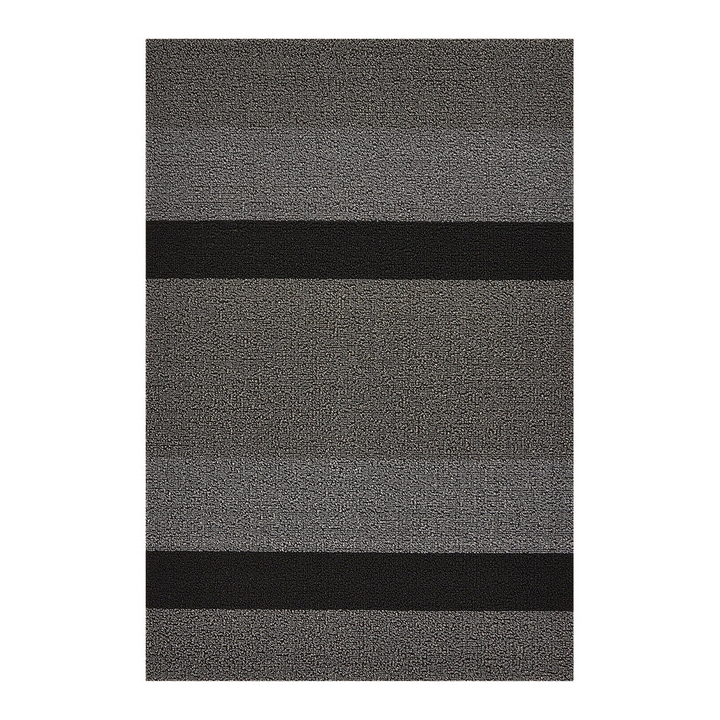 Bold Stripe Utility Mat - Silver/Black