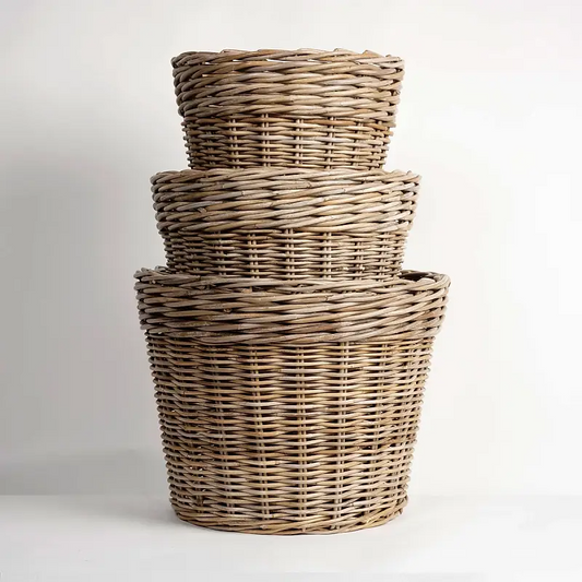Boxwood Round Kubu Basket