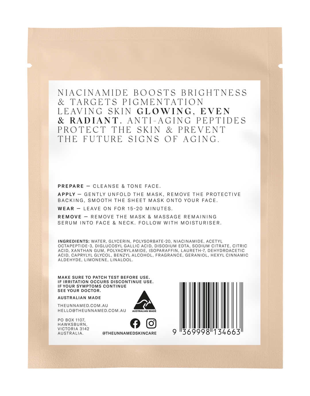 Brightening &amp; Anti-Aging Sheet Mask