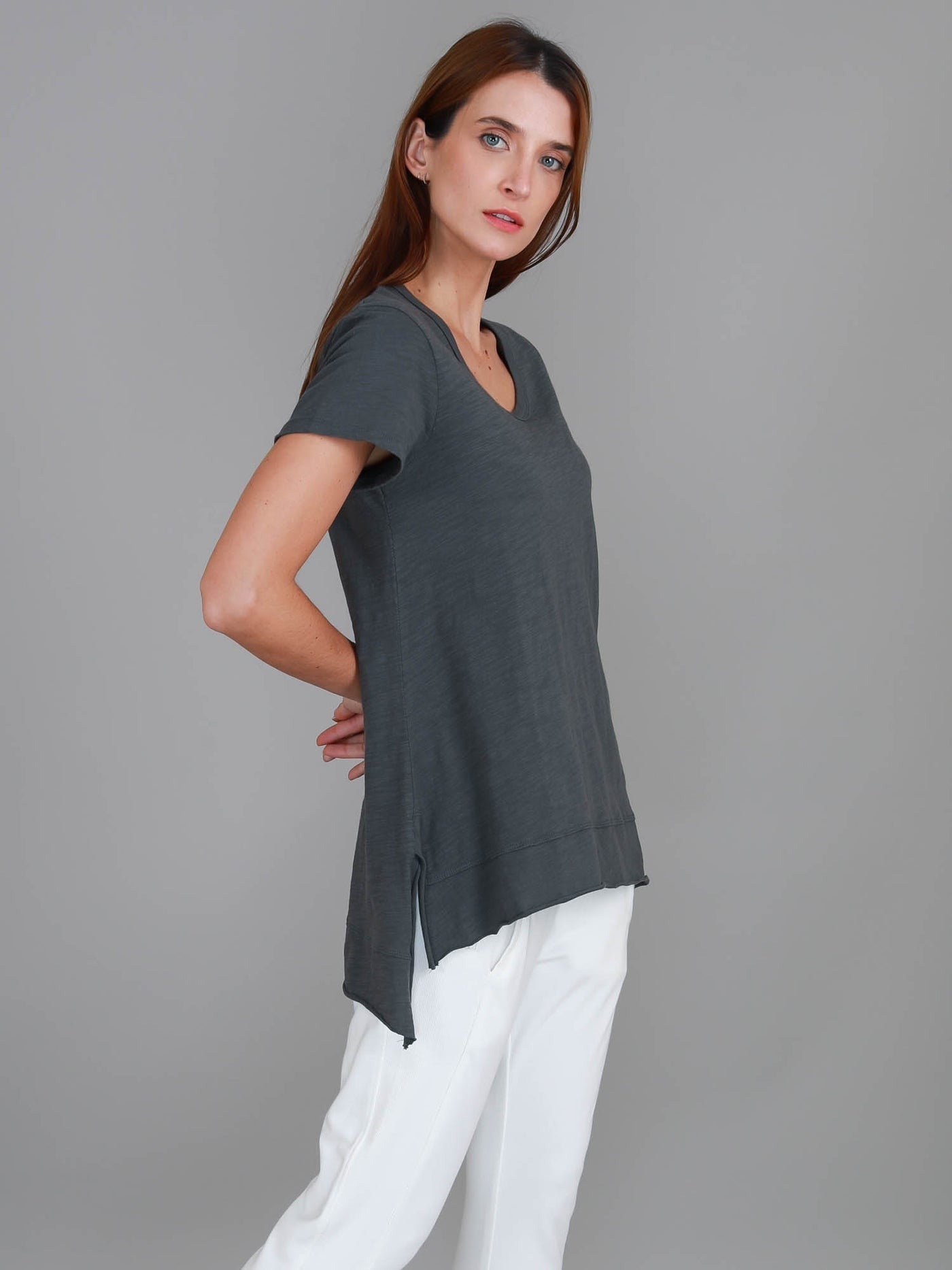 Brighton Tee - Charcoal