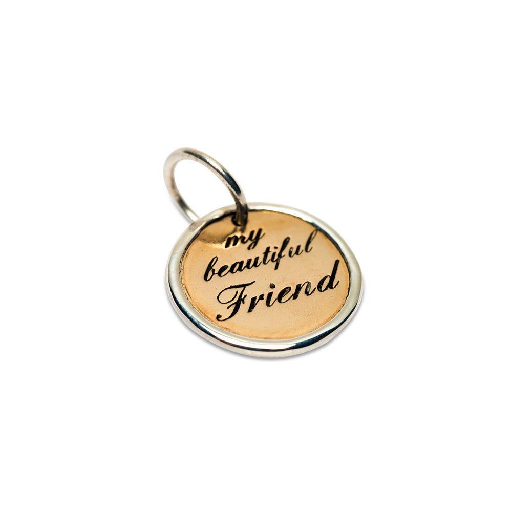 Bronze Beautiful Friend Charm