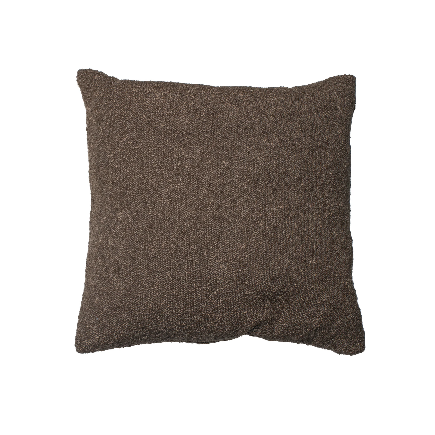 Brooklyn Boucle Cushion - Chocolate