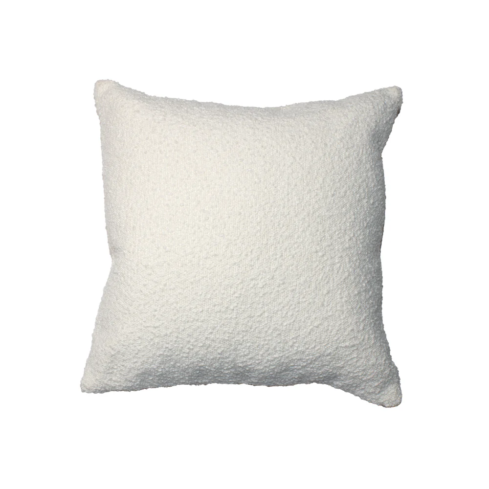 Brooklyn Boucle Cushion - White
