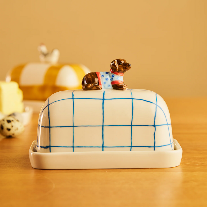 Butter Dish - Dachshund Butter Up