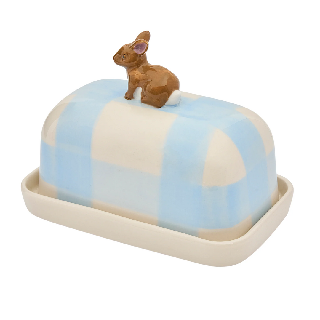 Butter Dish - Rabbit Butter Up