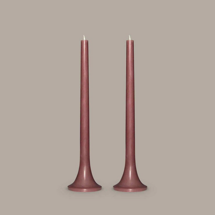 Tusk Taper Candle Set - Chocolate