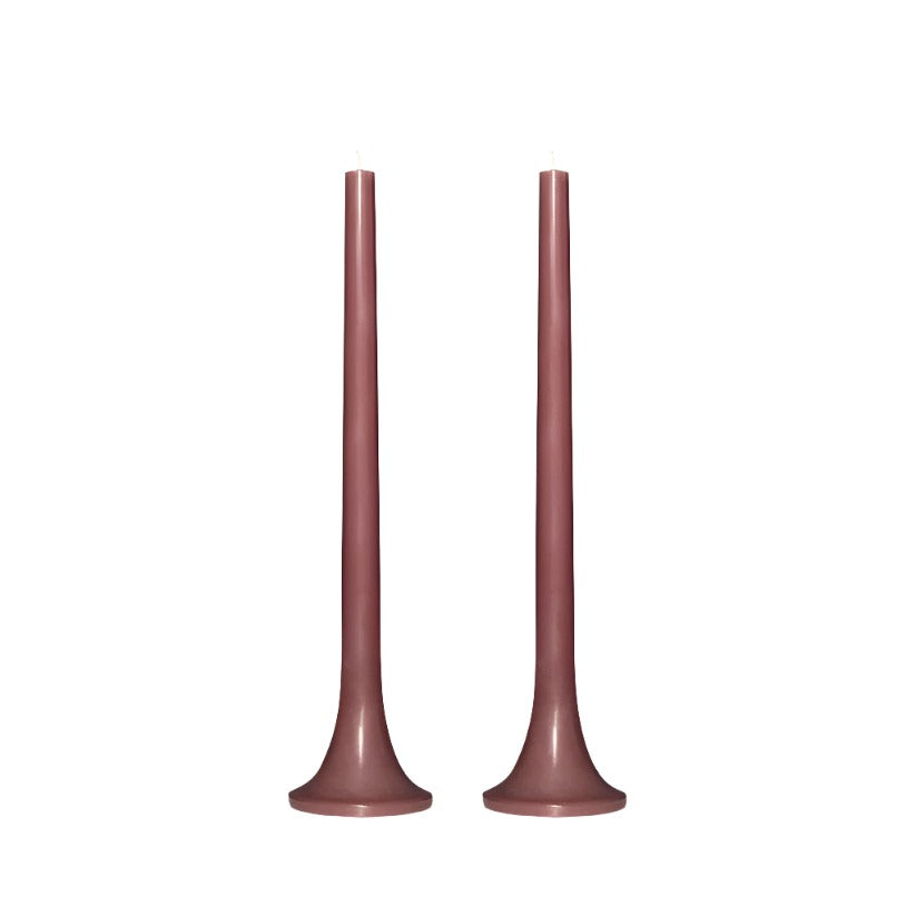 Tusk Taper Candle Set - Chocolate