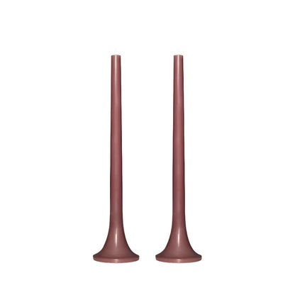Tusk Taper Candle Set - Chocolate