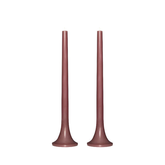 Tusk Taper Candle Set - Chocolate