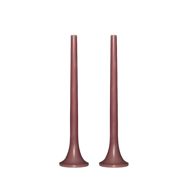 Tusk Taper Candle Set - Chocolate