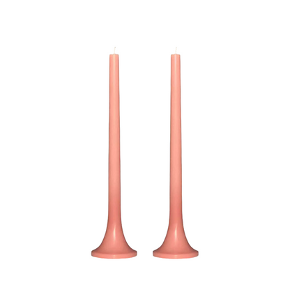 Tusk Taper Candle Set - Peach