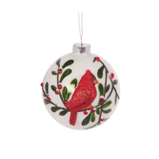 Cardinal Round Bauble