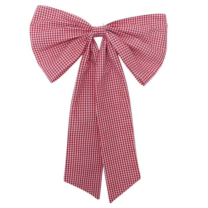 Christmas Bow - Red Gingham