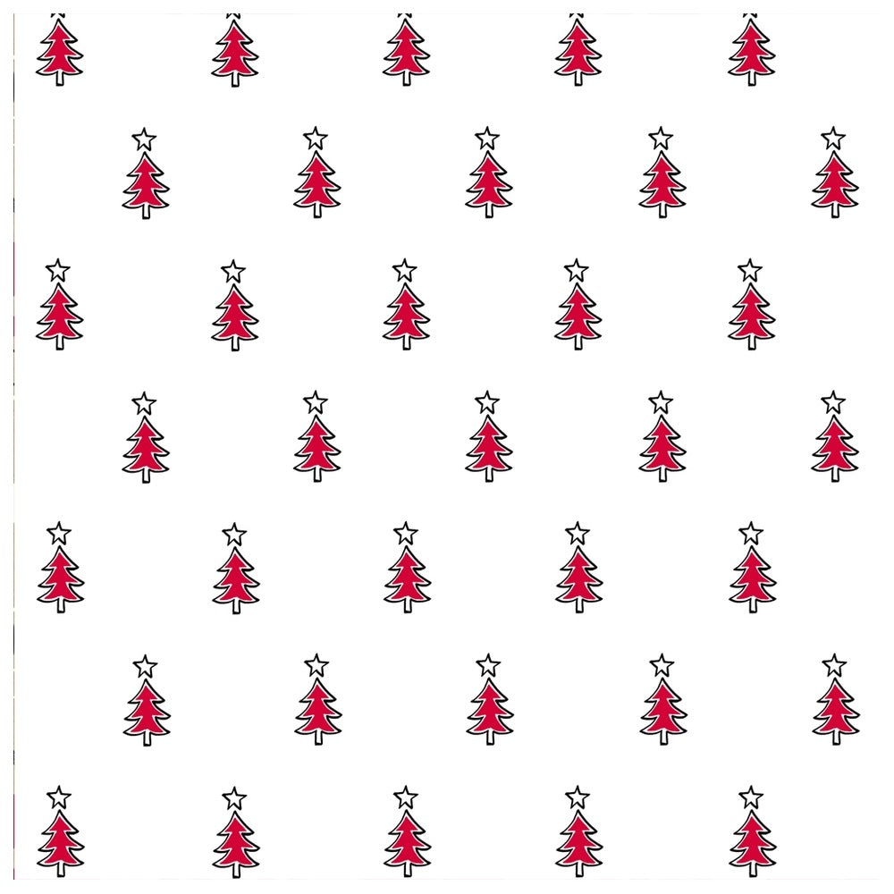 Christmas Ho Ho Wrapping Paper - Tree